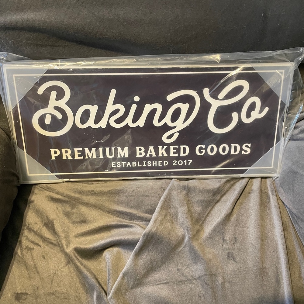 Baking Co - Wood Sign